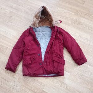 Vintage 1960's Land N Lakes Sportswear Red Men's Jacket